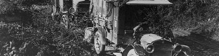 trucks in france WWI